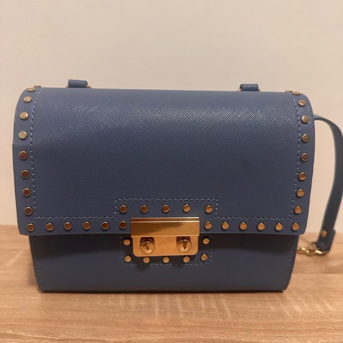 Zara blue bag used with fabric damage inside