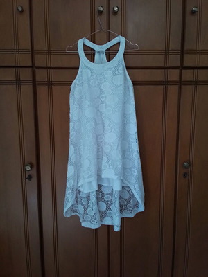 Asymmetric dress Aleiya used, size M/L, white