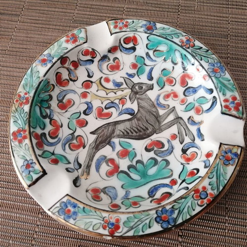 Ceramic ashtray used, Ikaros Rhodes
