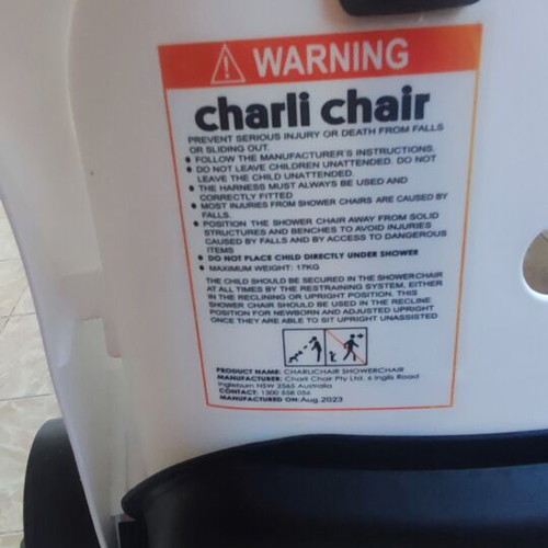 Charli Chair 2in1 Bath baby bath and shower chair