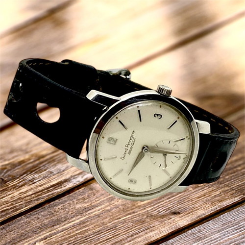 Girard Perregaux Seahawk mechanical 1950s watch used 34mm