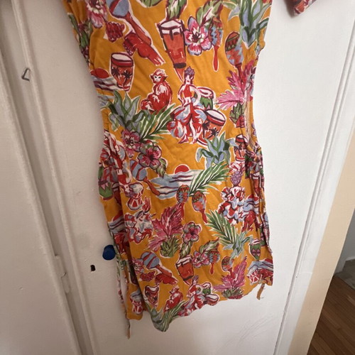 Zara summer dress like new with colorful motifs