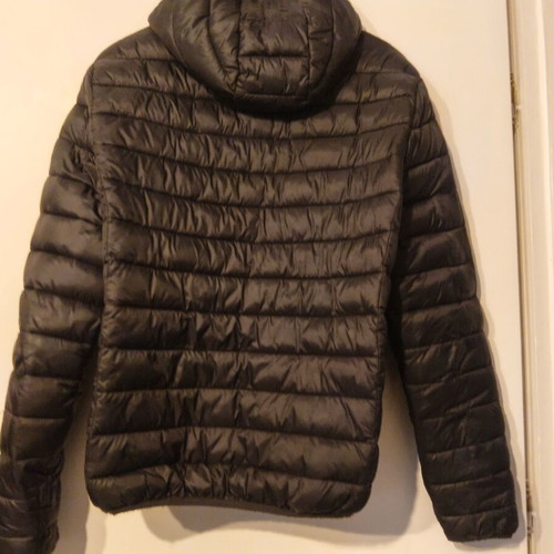 Puffer jacket black used, spring