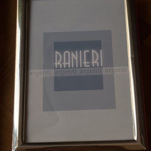 Silver photo frames used, set of 2