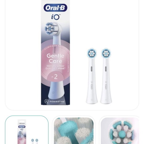 Oral B iO Gentle Care replacement brush heads new