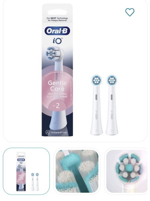 Oral B iO Gentle Care replacement brush heads new
