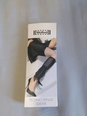 Wolford gaiters with fringe new