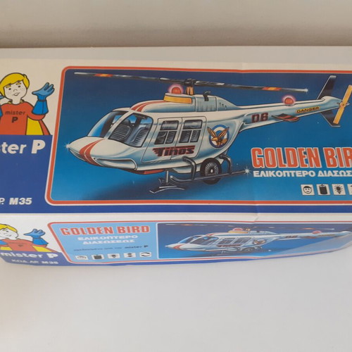Golden Bird Mister P Rescue Helicopter new