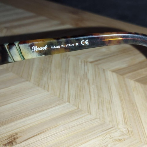 Persol men's sunglasses used, black and brown