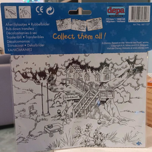Winnie 2001 stickers like new, sealed package