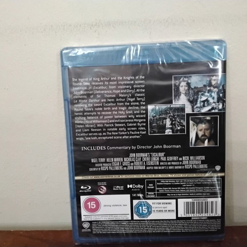 Excalibur Blu-Ray new with Greek subtitles