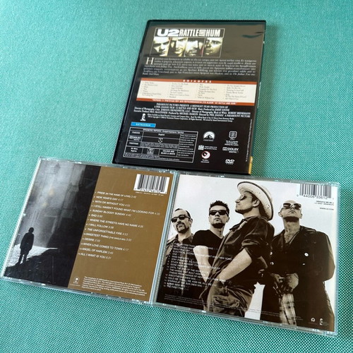 U2 pack 2 CDs and 1 DVD like new, rock