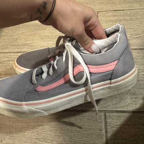 Vans shoes like new, gray and pink, size 39, athletic style