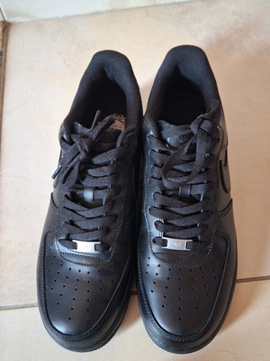 Nike Air Force 1 Black Sneakers New Size 44