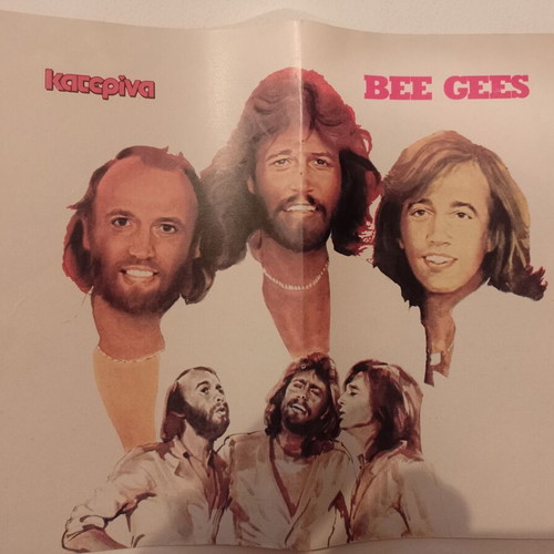 Sofia Aliberti & Bee Gees poster like new, double-sided