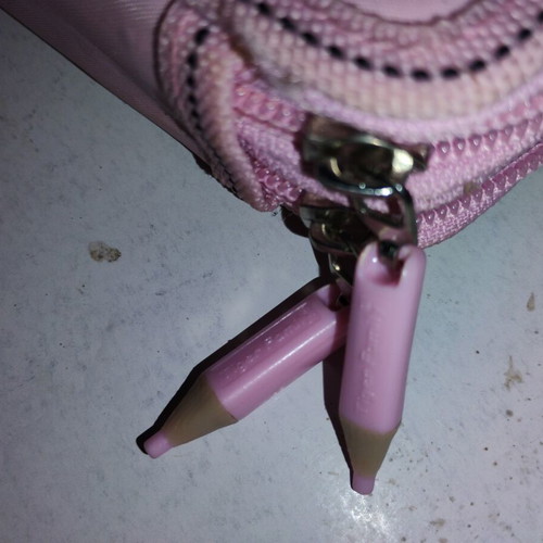 Double pencil case new with unused paints