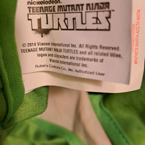 Turtles carnival costume used without mask
