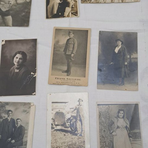 Old postcards used