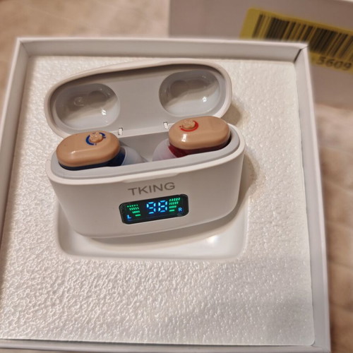 Tking Hearing Amplifiers with LED Display and Charging Case new