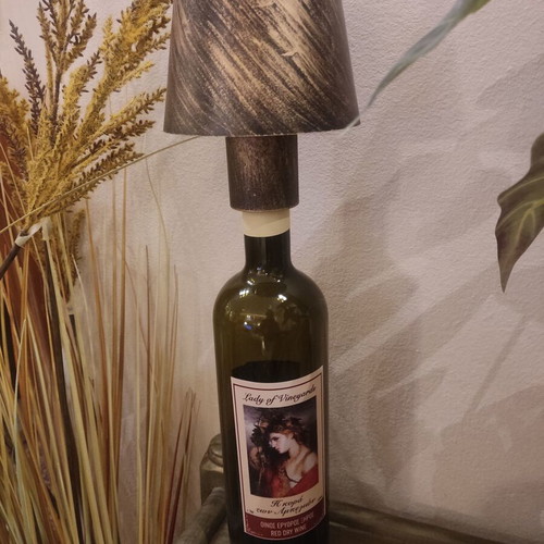 Lamp shade new antique gold color with usb and touch for bottle