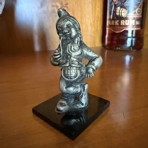 Metal decorative gnome over 50 years old, like new