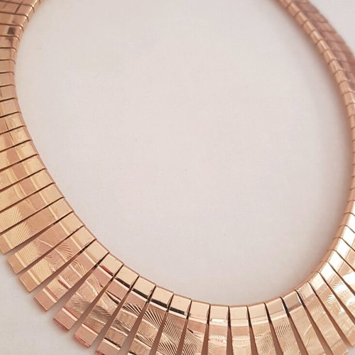 Cleopatra style necklace vintage used, length 43 cm