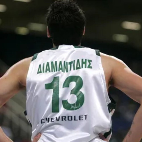 Authentic game shorts of Dimitris Diamantidis Panathinaikos Euroleague 2013-14