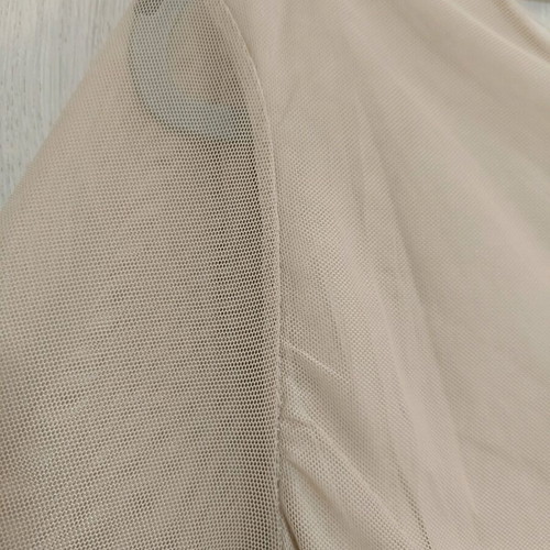 Celestino blouse with transparent sleeves new, beige, size XL
