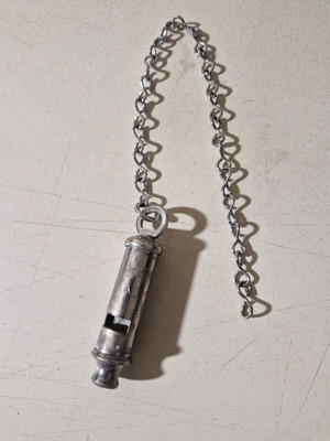 Police Whistle 1977 like new, metal