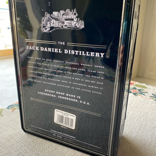 Vintage Jack Daniel metal collectible box used