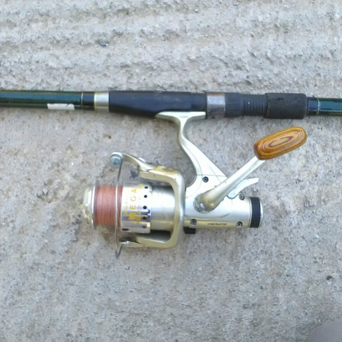 Mega Cameleon 180 fishing rod with Mega reel used