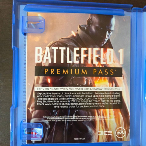 Battlefield 1 PS4 game like new