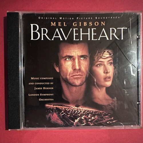 Braveheart Original Motion Picture Soundtrack CD like new by James Horner