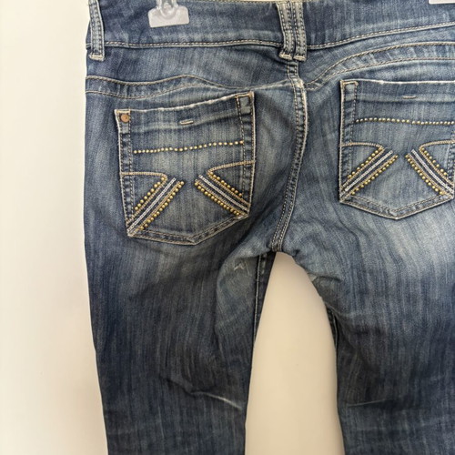 Guess Premium Vintage Y2K low rise jeans Malaga strass back pockets like new