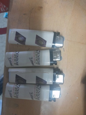Collectible lighters used, set of 4