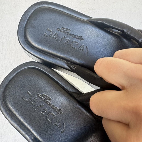Sante platform mules size 38 like new, black eco leather