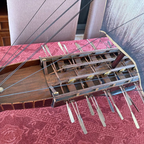 Wooden Greek Trireme Antique like new