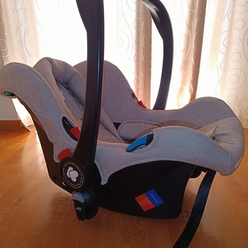 Kikkaboo 3-in-1 baby stroller used with car seat and port bebe