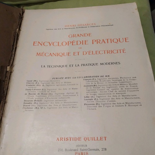 Henri Desarces Encyclopedia 1913, Volume 3, like new