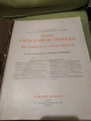 Henri Desarces Encyclopedia 1913, Volume 3, like new