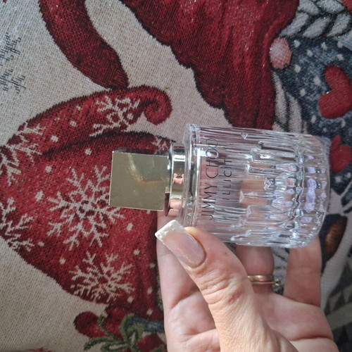 Jimmy Choo 60 ml perfume bottle used, empty