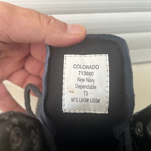 CAT Colorado navy nubuck boots size 43 like new