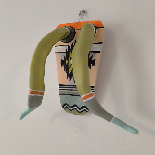 Handmade Horn Wall Decor ethnic style, like new