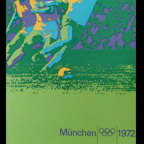 Munich 1972 Olympic Games official cards used, set of 2