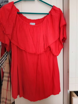 Celestino women's red blouse, one size