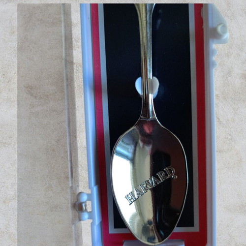Harvard silver-plated collectible spoon new