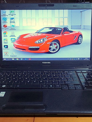 Toshiba Satellite C660 laptop used, Intel Pentium, 4GB RAM, 500GB HDD, Windows 10