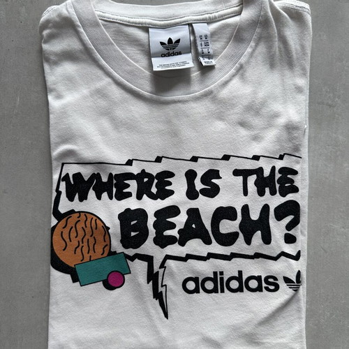 Adidas men's t-shirt like new, white, size M