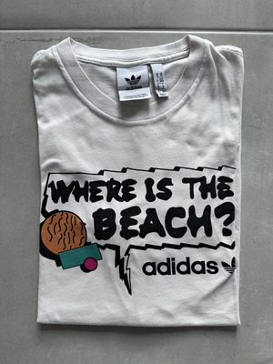 Adidas men's t-shirt like new, white, size M