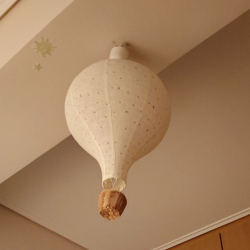 Zara Home Hot Air Balloon Lamp like new with stars
